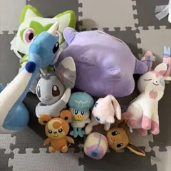 非売品】 ポケモン めちゃもふぐっとぬいぐるみ タグ付き 全6体