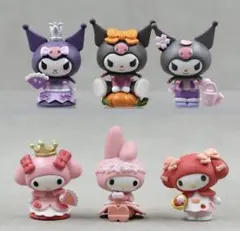 セール★新品箱付き★6体セット★サンリオ★マイメロディ★フィギュア★海外限定★