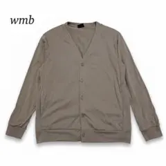 wmb ワークマン カーディガン 【L】カーキ Ｖネック 伸縮性 羽織り メンズ