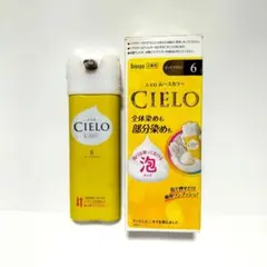 hoyu CIELO ムースカラー 6 ダークブラウン 使用品のサムネイル