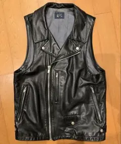 【大放出SALE】onffo ライダースレザーベスト rin TTAGGG