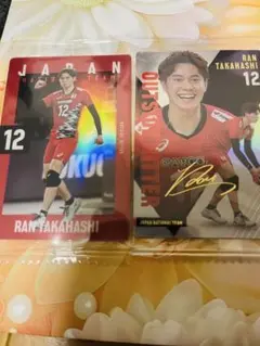 【のんちゃん】バレーボール ♡ 高橋藍選手  ユニフォームとmini色紙 2025年最新】高橋藍 ユニフォームの人気アイテム - メルカリ