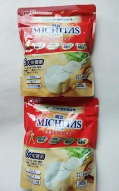 메이지 미치타스 뉴트리션 서포트 밀크 320g 2팩 세트