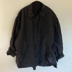 ブラック オーバーサイズ ブルゾン ジャケットのサムネイル