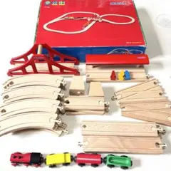 MICKI 木製 汽車レールセット スウェーデン 知育玩具 貴重 レア - メルカリ