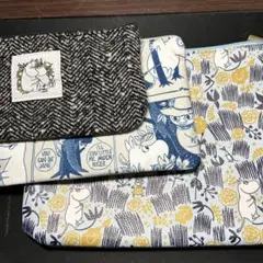 リンネル付録　ムーミンポーチ4点セット