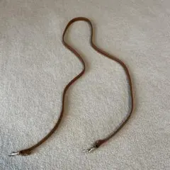 ショルダーバッグ用 交換ストラップ ブラウン　長さ約120cm 幅約1.2cm