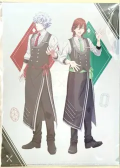 匿名配送★うたプリ ココス カルナイ タブナイ クリアファイル 嶺二＆蘭丸①