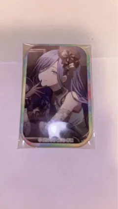 プロセカ　日野森雫　スクエア缶バッジ　黒百合