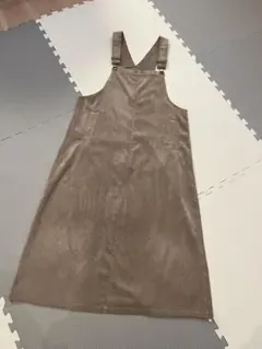 Samansa Mos2 blueコーデュロイジャンスカ