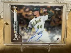 奪三振ランク2位 Jesus Luzardo Topps 直筆サイン　RC