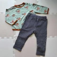 モイモルン　セットアップ　トップス＆パンツ　90サイズ