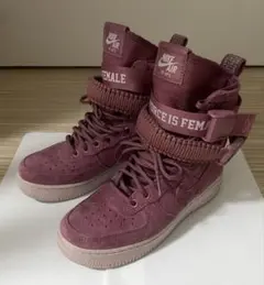 【NIKE】エアフォース スニーカー ワインレッド【23センチ】【送料込み】