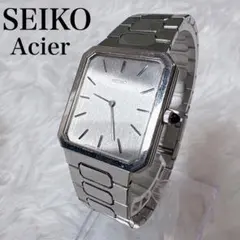 希少 80s SEIKO Acier ジェラルド ジェンタ オニキス 動作品 - メルカリ
