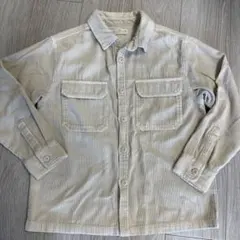 ザラキッズ　コーデュロイシャツ ベージュ 10歳　140cm