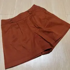 ノーリーズ　茶色 ショートパンツ　ボタン付き　サイズ36