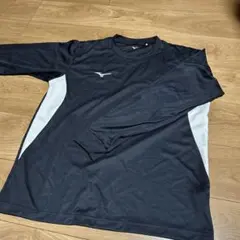 Mizuno 長袖シャツ L 黒/白