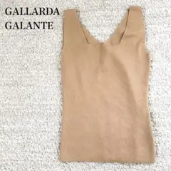 新品未使用品 GALLARDAGALANTE 深Vニットベストベージュ - メルカリ