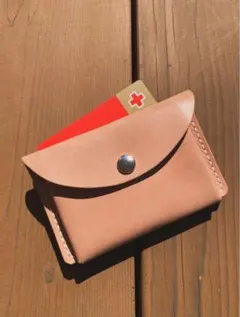 ミニウォレット　栃木レザー