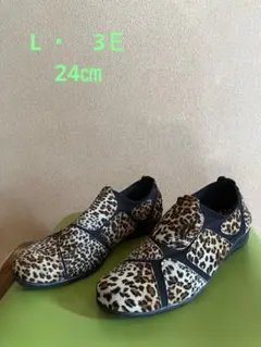 POPOLARE 豹柄ストレスフリー Ｌ（3E）　　24センチ