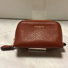 コーチ　COACH レザー　コインケース　レッド 非売品