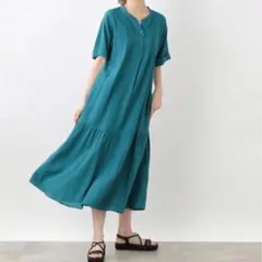 専用品]新品 dinos ダーマコレクション 尾州リネン チェック