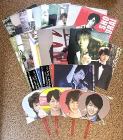 櫻井翔 ミニうちわ　クリアファイル