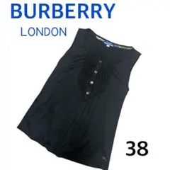 美品 バーバリー ロンドン ブラック タンクトップ 38のサムネイル