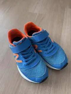 New Balance 570 青/オレンジ スニーカー20.5cm