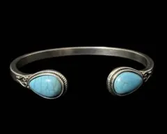 インディアンジュエリー ターコイズバングル