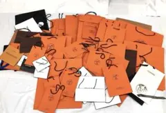 エルメス HERMES ショッパー 紙袋 29枚・ボトムスハンガー セット