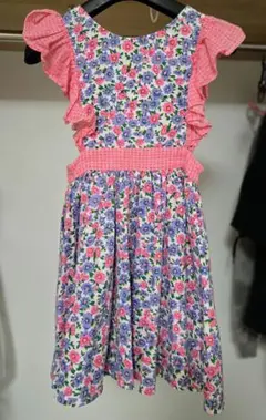 fafa ワンピース ホワイトフラワー柄