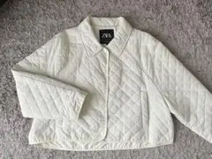 zara キルティングジャケット