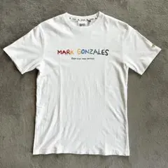 マークゴンザレス Tシャツ 半袖 白 ロゴ ワッペン