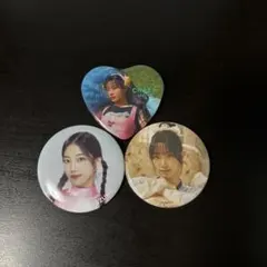 LE SSERAFIM KAZUHA 缶バッジ 3個セット