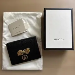 極美品 GUCCI 長財布 GGマーモント GGリボン 日本限定 花柄 箱付き 