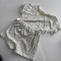 Happy walk ベビー パジャマ 100cm 花柄 ワッフルのサムネイル