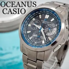 664 CASIO 時計　OCEANUS メンズ　電波ソーラー　チタニウムのサムネイル