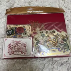 ディズニーランド　38周年　ステーショナリーセット　クリアファイル