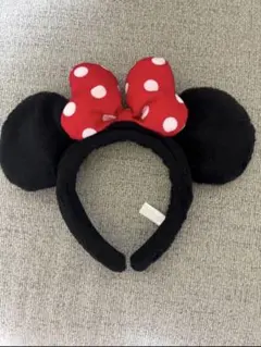 【美品】ミニーマウス 耳カチューシャ
