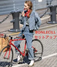 BONLECILL デニムセットアップ ジャケット+パンツ