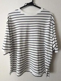 レディース　ボーダー半袖Tシャツ　LLのサムネイル