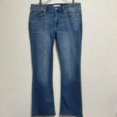 ラッキーブランド ブーツカット デニム 無地 12/31R 青 綿 ストレッチのサムネイル