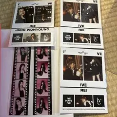 IVE JANG WONYOUNG REI タレントカード 2枚セットA36
