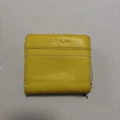 Courreges イエロー レザー 二つ折り財布のサムネイル