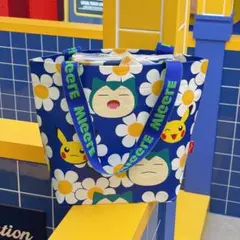 wiggle wiggle ポケモン トートバッグ ピカチュウ　カビゴン 韓国のサムネイル