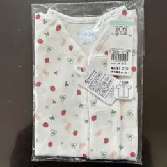 いちご柄 七分袖シャツ 60-70
