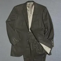 M ニューヨーカー　ビジネススーツ　カシミヤ混　美品