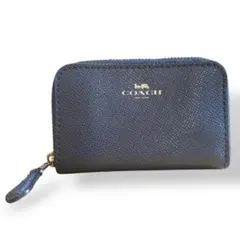 美品　COACH　コーチ　コインケース ネイビー