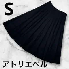 プリーツスカート 膝丈